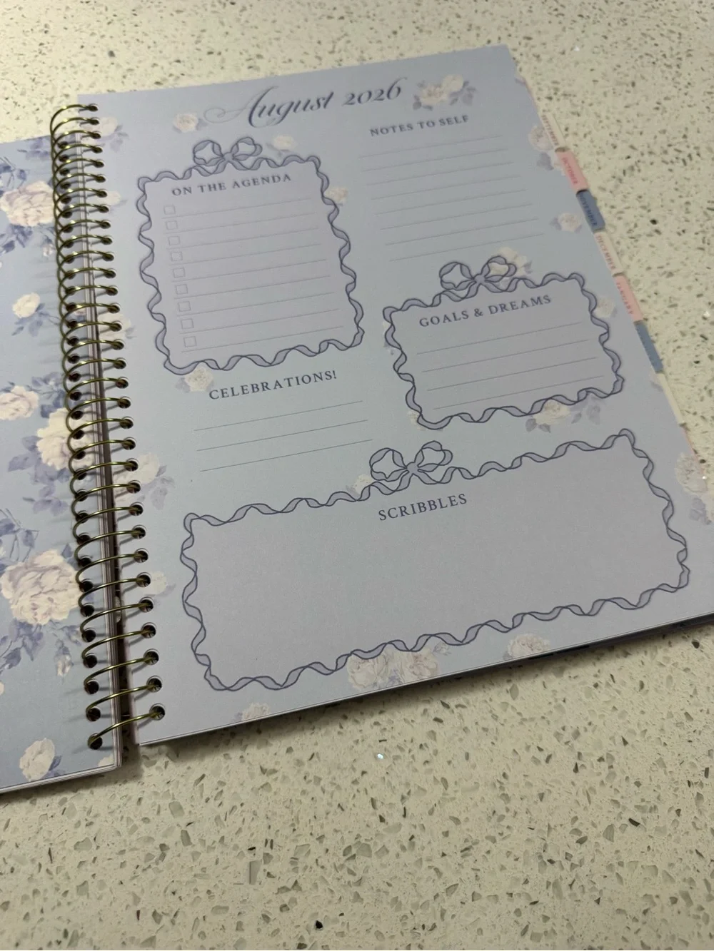 NWT LoveShackFancy x Yoobi Teacher Planner 2026-2027 w/ Stickers